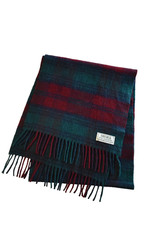 Brora pure cashmere tartan