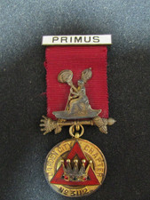 Masonic Silver Gilt & Enamel Medal Garden City Chapter 3112 c.1921