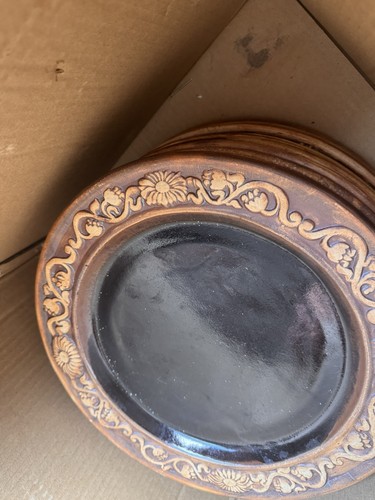 Quantock studio pottery plate - studio,