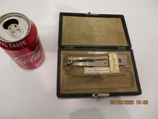 VINTAGE HUGGENBERGER TENSOMETER, No. 532 IN FITED, PADDED CASE