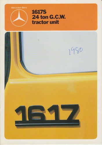Mercedes benz 1617s - benz, ton
