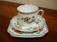SUPERIOR BELL CHINA VINTAGE TEA TRIO - C. 1930 