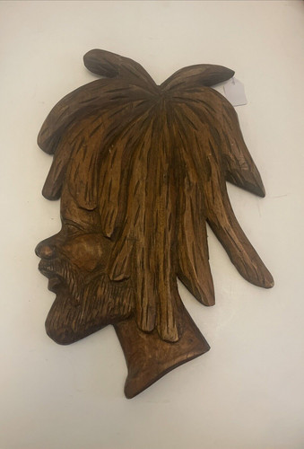 African head hand - hand, wood