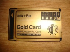 Psion Dacom Gold Card Multi-function PC Card 56k + Fax PCMCIA S-97-2517-2