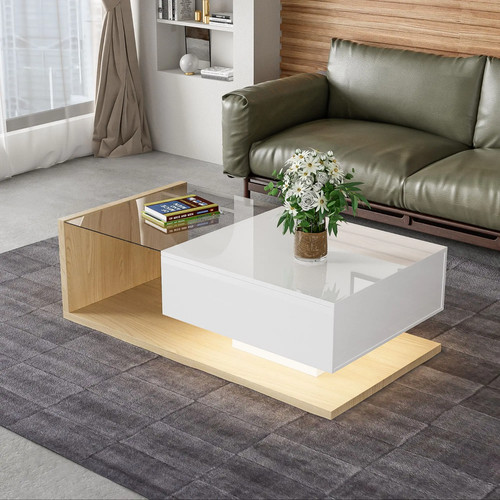 High gloss coffee - coffee, table