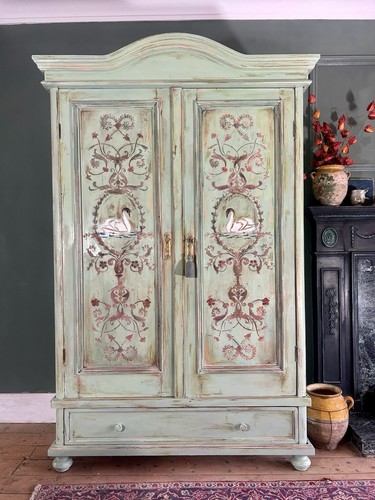 Antique french painted - antique, pine