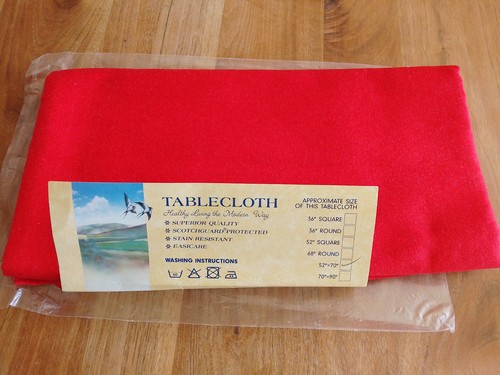 Hydrella red tablecloth x - red,