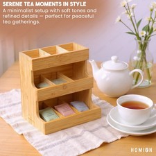 Wooden tier tea bag - 3-tier,