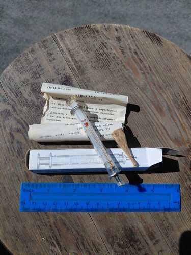 Ussr set medical glass - set,