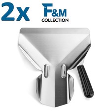 2x Stainless-Steel Heavy-Duty