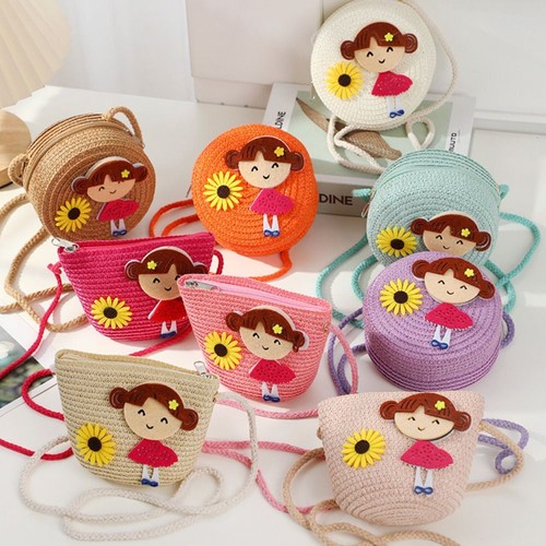 Small shoulder bag flower coin - small,