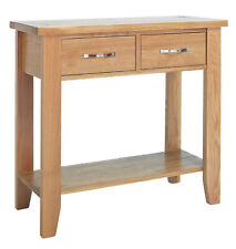Small Console Table, Solid Oak