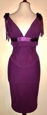 Baylis & Knight Maroon Mesh Knee Length Skirt & Strappy Corset Top Suit Size 14.