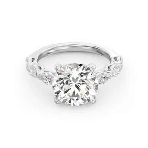 Platinum diamond ring lab - diamond,