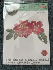 SIZZIX 10 THINLITS DIES FLORAL