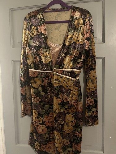 Topshop floral velvet wrap - velvet,