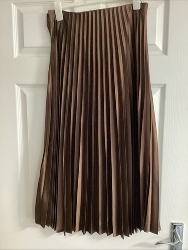Zara brown pleated skirt - zara, size