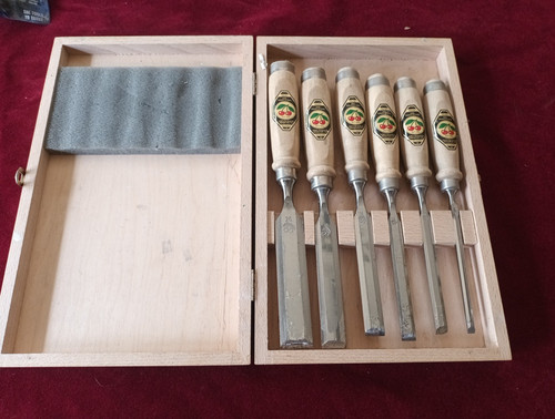 Set six cherry lable - set,