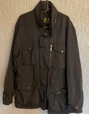 BARBOUR MEMORY SAPPER BLACK COAT MEDIUM UTILITY PARKA JACKET WATERPROOF