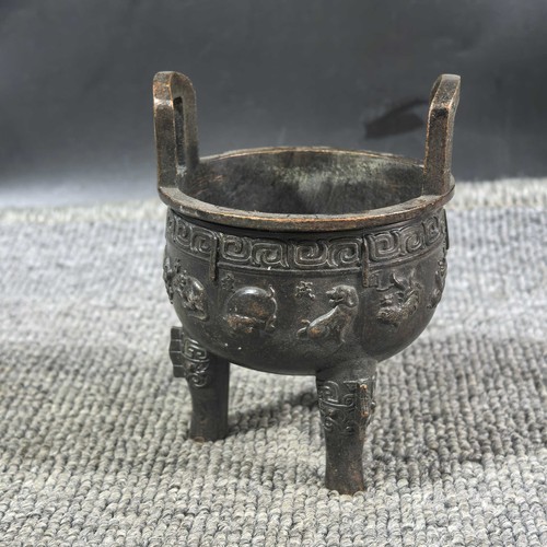 Antique old tibetan bronze - tibetan,