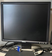 Dell 1704FTPt LCD Monitor 17" UltraSharp DVI VGA 4x USB w/ Rise & Tilt Stand