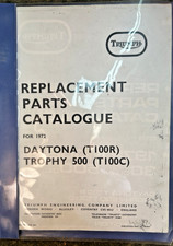 Triumph 500 twin parts catalog T100R T100C