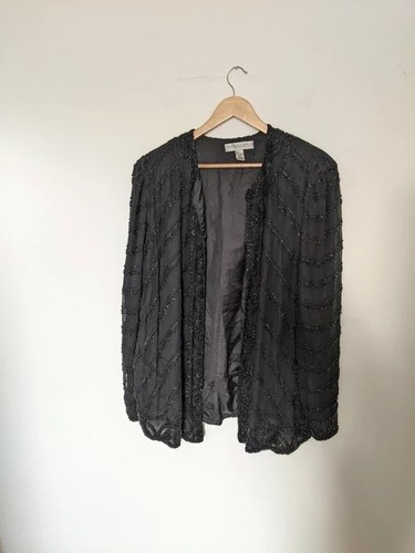 Valerie stevens black beaded - valerie,