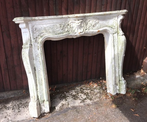 Large weathered french chateau - large,