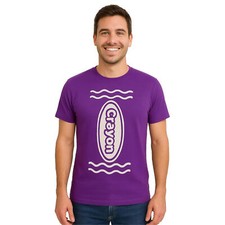 MENS PURPLE CRAYON T-SHIRT