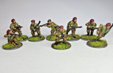 28mm painted WW2 British Airborne Troops 8 metal Foundry Miniatures Bolt Action