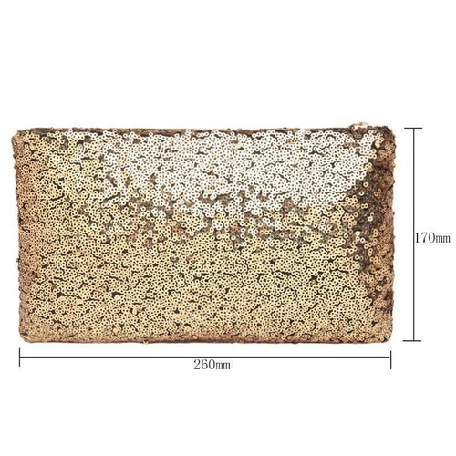 Sequin makeup handbag high - makeup,