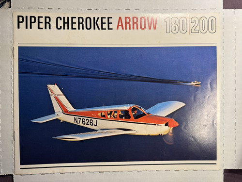Piper vintage cherokee arrow - vintage,
