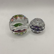 Crystal Zodiac Paperweight Set