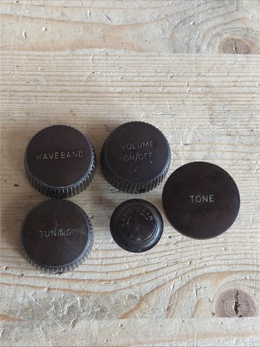 Hmv radio knobs vintage - knobs,