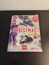 Argos 2016 Christmas Catalogue Paper Back Rare And Collectable