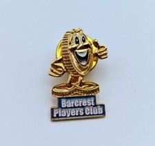 Rare Vintage Barcrest Players Club Enamel Pin Badge Fruit Machine Collectable 