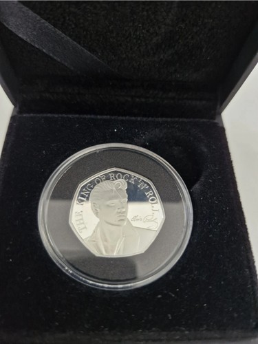 Elvis presley silver pence - presley,