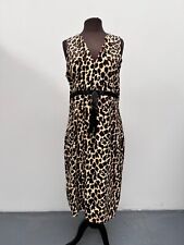 1940s 1960s Style leopard print dress Size Medium - Ex Hire Fancy Dress Costume