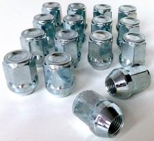 Car wheel closed nuts bolts