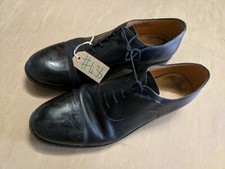 Genuine British Army Black Leather Officers Parade Service Shoes 14M UK #433