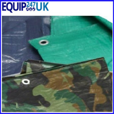 Lightweight Camping Cover Waterproof Tarpaulin Ground Sheet 80gsm Value Tarp