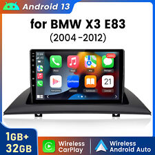 128GB For BMW X3 E83 2004-2012 Android Car Stereo Radio GPS Sat Nav WIFI CarPlay