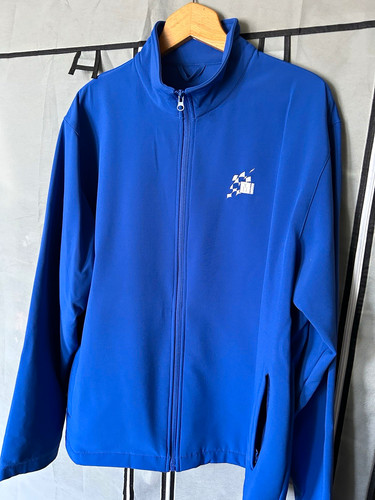 Men blue full zip stand - men’s,