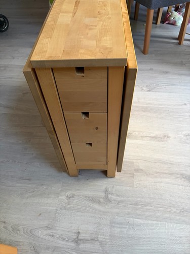 Fold down dinning table - dinning, solid