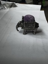 Vintage Elephant Pewter and
