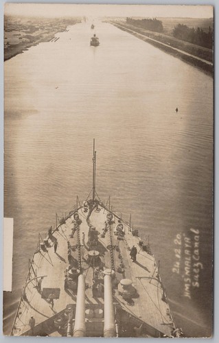 Hms malaya the suez - in, canal