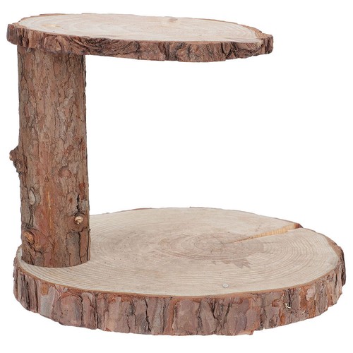 Rustic wooden dessert display - dessert,