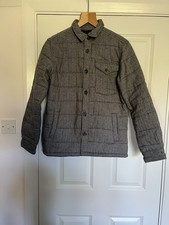 Next Men’s Grey Padded Jacket Small new without tags 