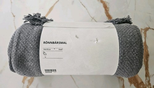 Ikea ronnbarsmal grey - ronnbarsmal, throw