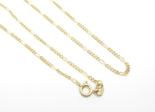 9ct gold figaro - 9ct,